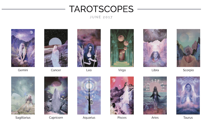 NUMINOUS TAROTSCOPES: JUNE 2017