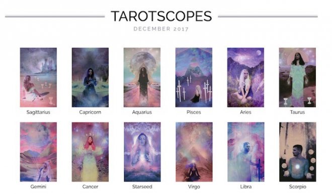 NUMINOUS TAROTSCOPES: DECEMBER 2017