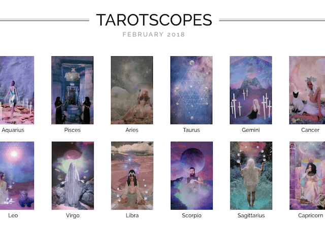 NUMINOUS TAROTSCOPES: FEBRUARY 2018