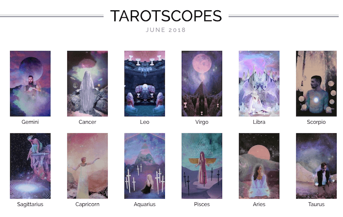 NUMINOUS TAROTSCOPES: JUNE 2018