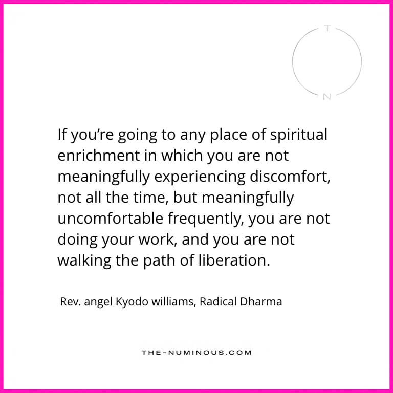 radical dharma book quote angel kyodo williams The Numinous